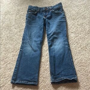 Cat & Jack Blue Boot Cut Jeans with Distressed Hem